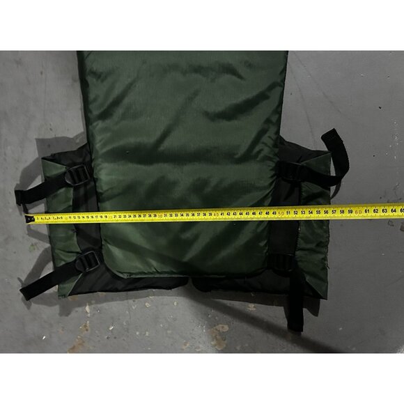 Vintage 786 Sportsman’s Fishing Vest Size 30-50 inches Green - Picture 9 of 9